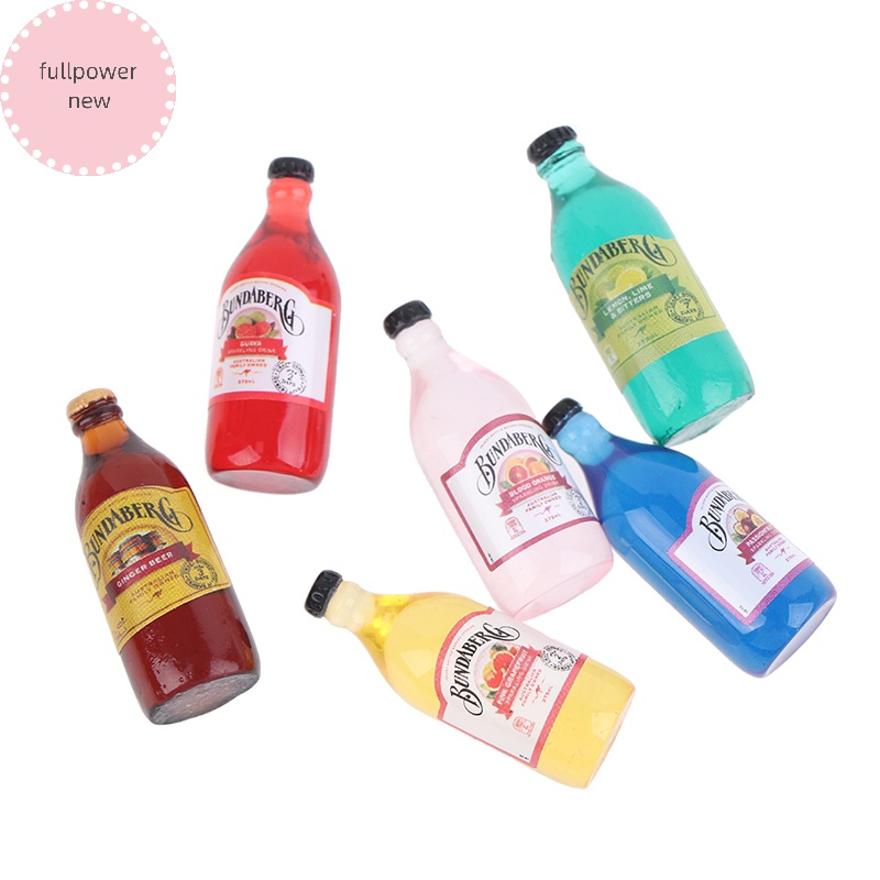 Fullpowernew Set 10 Chai Nước Mini Tỉ Lệ 1: 12 1: 6 Cho Nhà Búp Bê vn