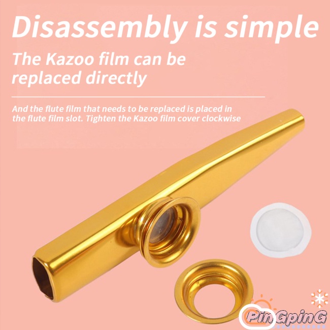 Kazoos Kèn Kazoo Bằng Hợp Kim Nhôm Cho Bé