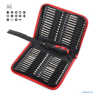 Redsun2 túi đựng mũi khoan có khóa kéo tiện dụng