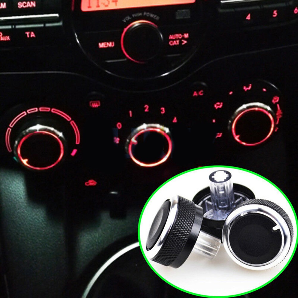 Núm Vặn Điều Hòa Không Khí Bằng Hợp Kim Nhôm Cho mazda 2 m2