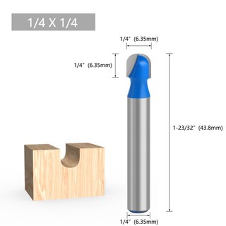 【new product】Router Bit Solid Hardened Steel Woodworking Tools 6.25MM Shank Cutters