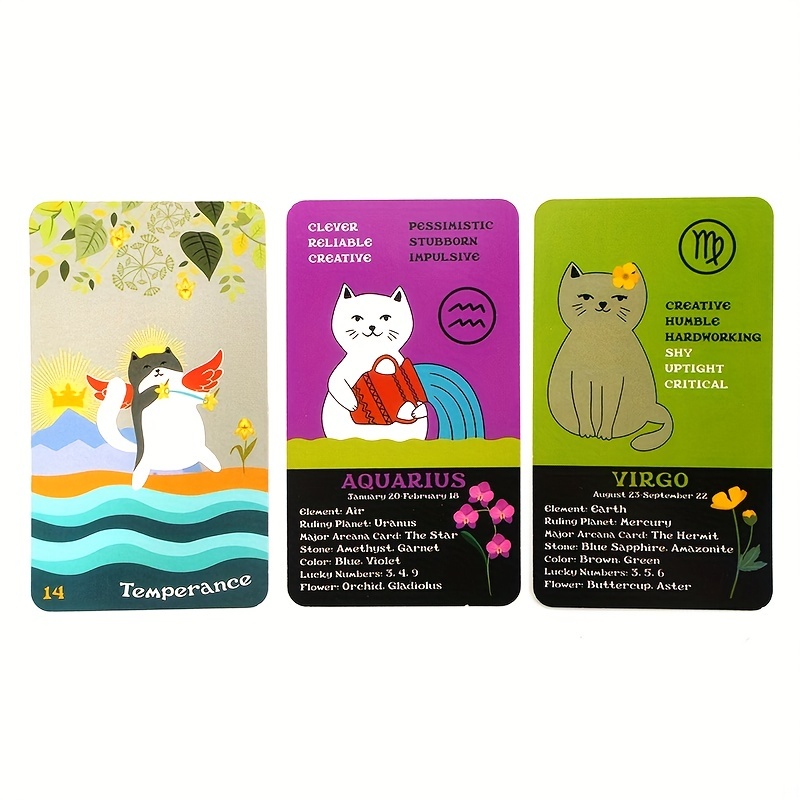 Bộ Bài tarot Mèo Con Dễ Thương - Món Quà Hoàn Hảo Cho Những Người Yêu Mèo!