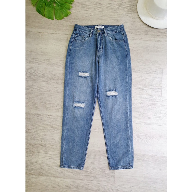 Quần jean PRJCT denim rách gối