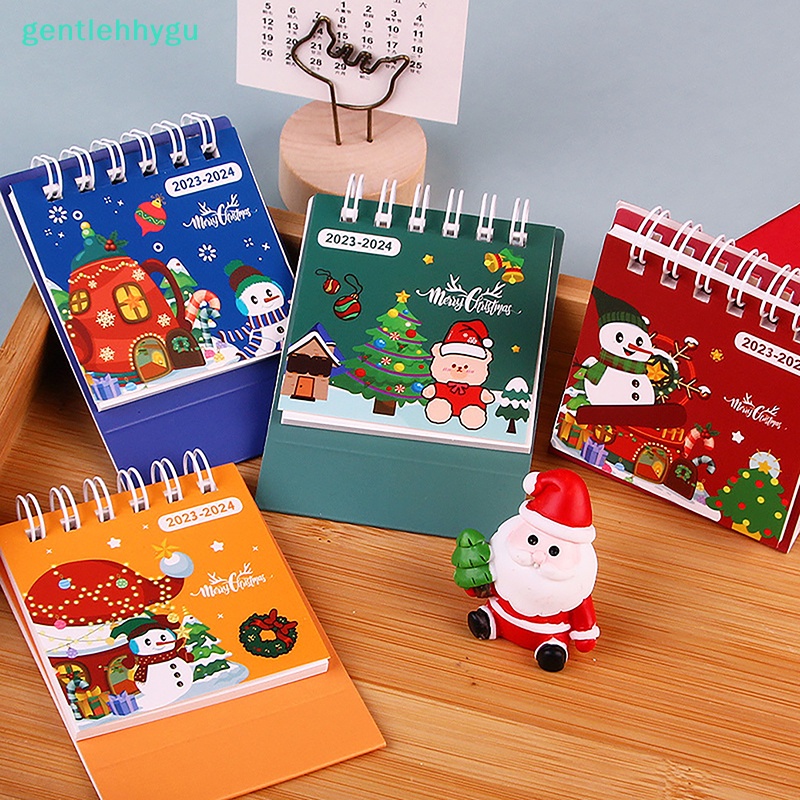 Lịch Để Bàn mini gentgu 2024 Họa Tiết Giáng Sinh Dễ Thương vn