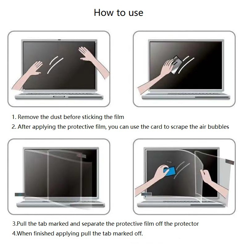 Bộ 2 Miếng Dán Bảo Vệ Màn Hình laptop hp pavilion aero 13 inch 13-be 16: 10 Chống Trầy Xước Chống Ánh Sáng Xanh