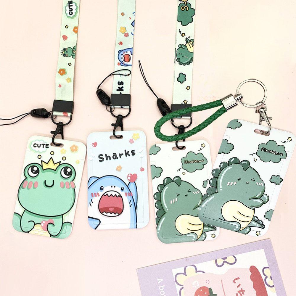 UUMIR Thẻ Bao Đựng Thẻ id / id Dáng Dài Có Dây Đeo Cổ Họa Tiết Đáng Yêu