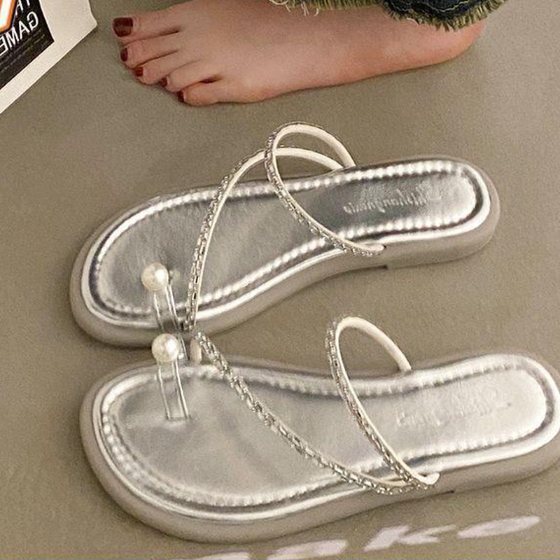 Dép sandal nữ xỏ ngón đế mềm thời trang Pháp