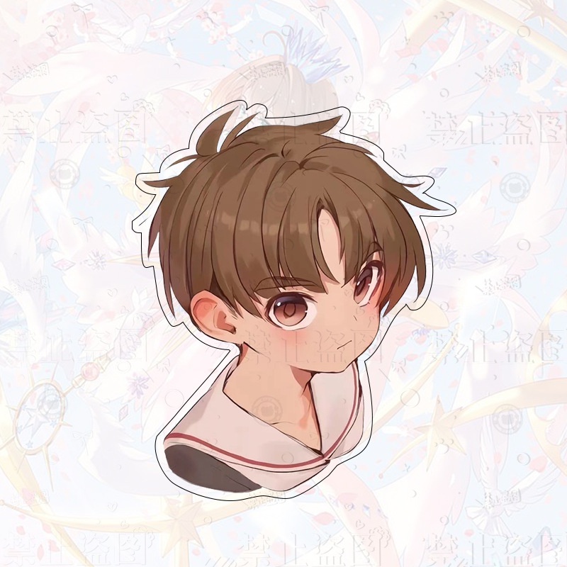 Trâm Cài Áo acrylic Họa Tiết Hoạt Hình Thủ Lĩnh Thẻ Bài sakura