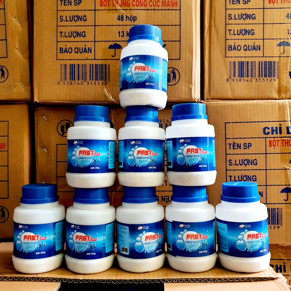 Bột Thông Tắc Cống Bồn Cầu Bồn Vệ Sinh Rửa Mặt Cực Mạnh Loại Lớn 260gram C001-K1