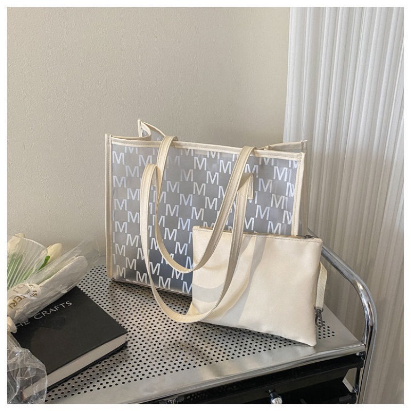 Túi Xách Trong Suốt Cỡ Lớn Thời Trang Thu Đông 2023 | Túi Đeo Vai & Túi tote Phong Cách hitchhiking