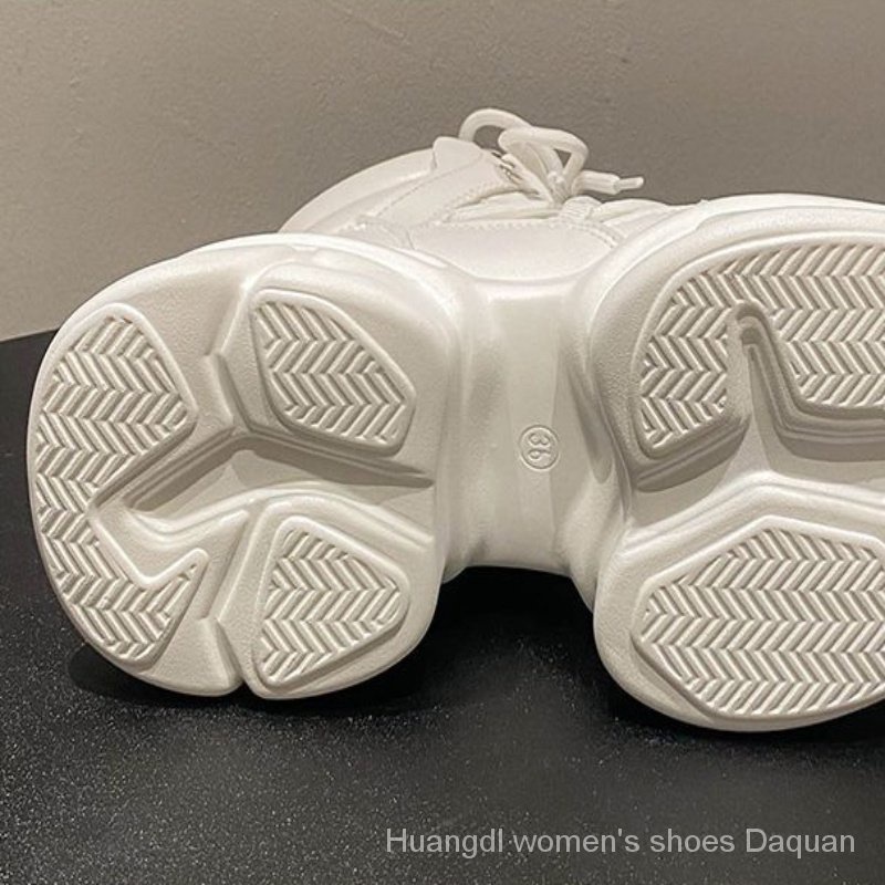 Mới Giày Thể Thao Đế Dày 8cm Tăng Chiều Cao Thời Trang Thu Đông Cho Nữ