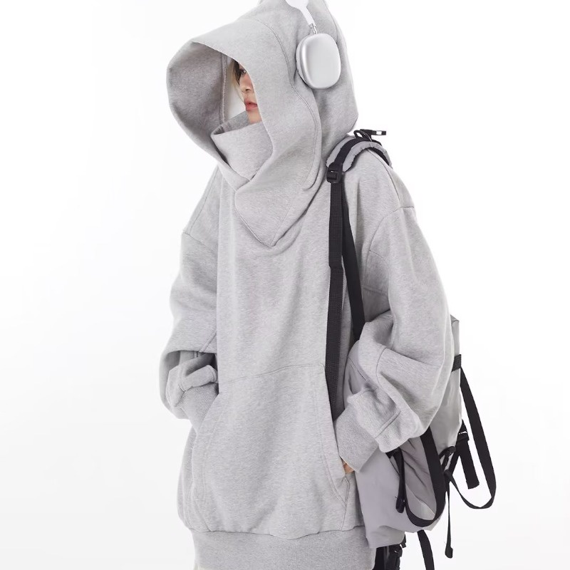 Áo Hoodie Hai Lớp Form Rộng Phong Cách Đường Phố Mỹ Cá Tính Dành Cho Nam Nữ Áo Hoodie Nam Áo Khoác Đôi Nam Nữ