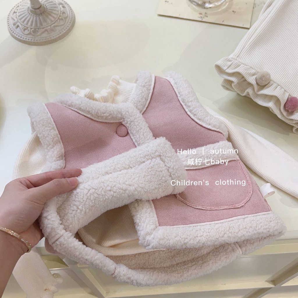 Áo Khoác Thời Trang Thu Đông Mới 2023 Cho Bé Gái