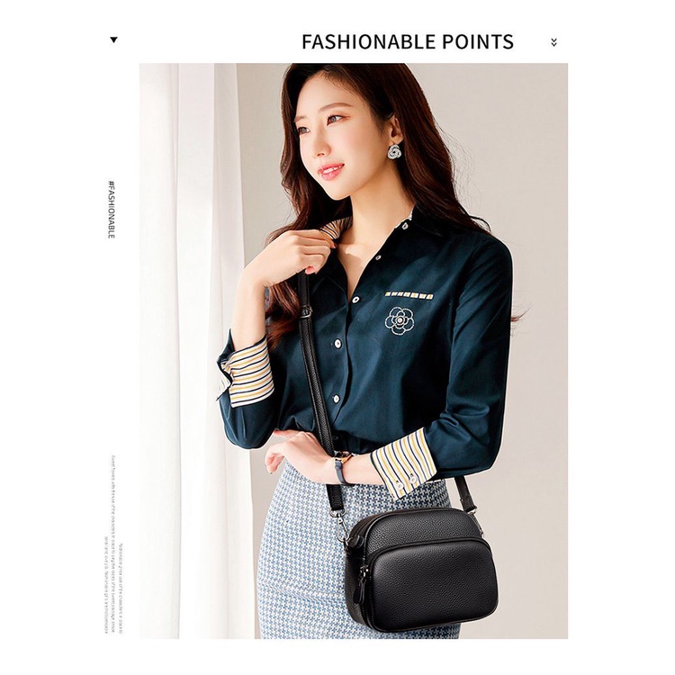 Túi Da Bò Thật Đeo Chéo Thời Trang Cho Nữ