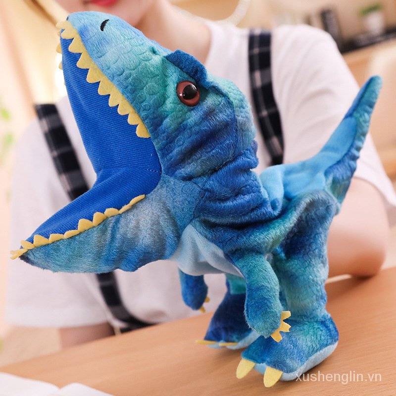 Cute Plush Doll Hand Puppet Parent-Child Game Dinosaur Tyrannosaurus Whale Crocodile Doll Gloves Ragdoll Variety