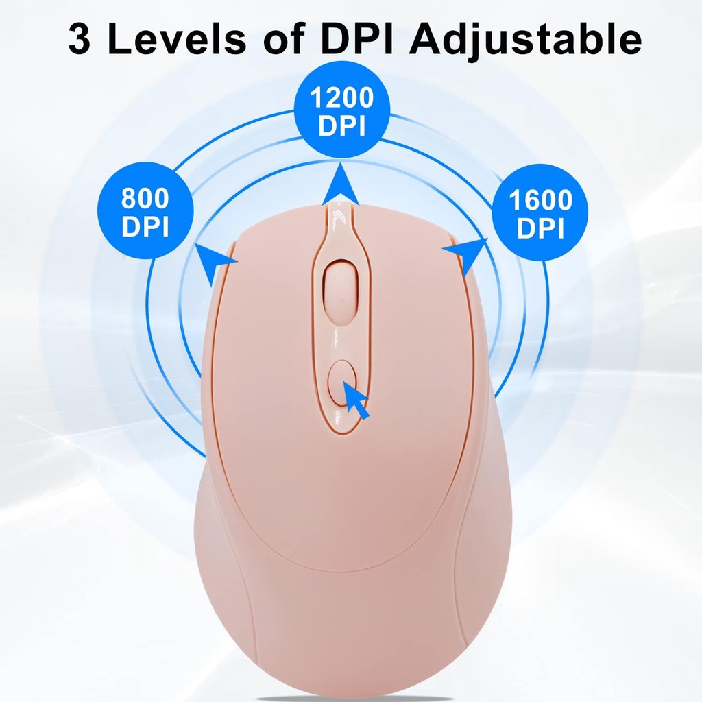 Chuột bluetooth Không Dây Hai Chế Độ Im Lặng Cho ipad macbook pro pc laptops tablet