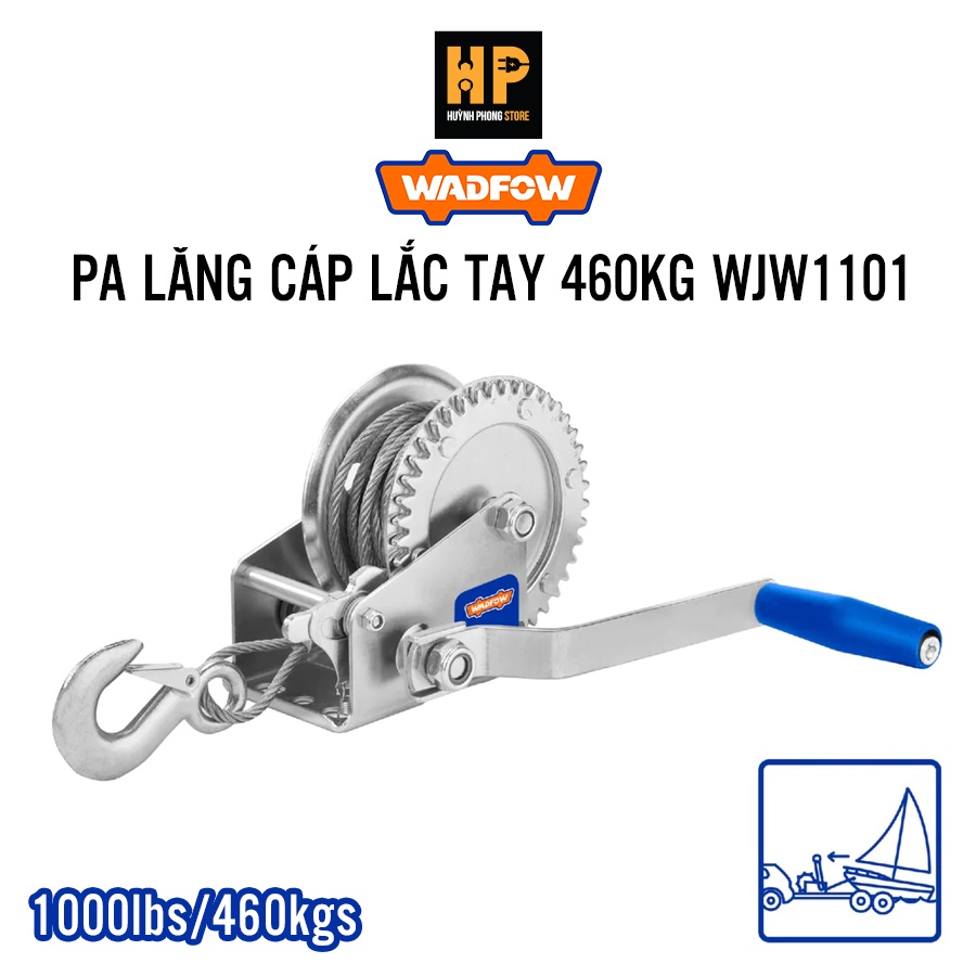 Pa lăng lắc tay 460Kg Wadfow WJW1101