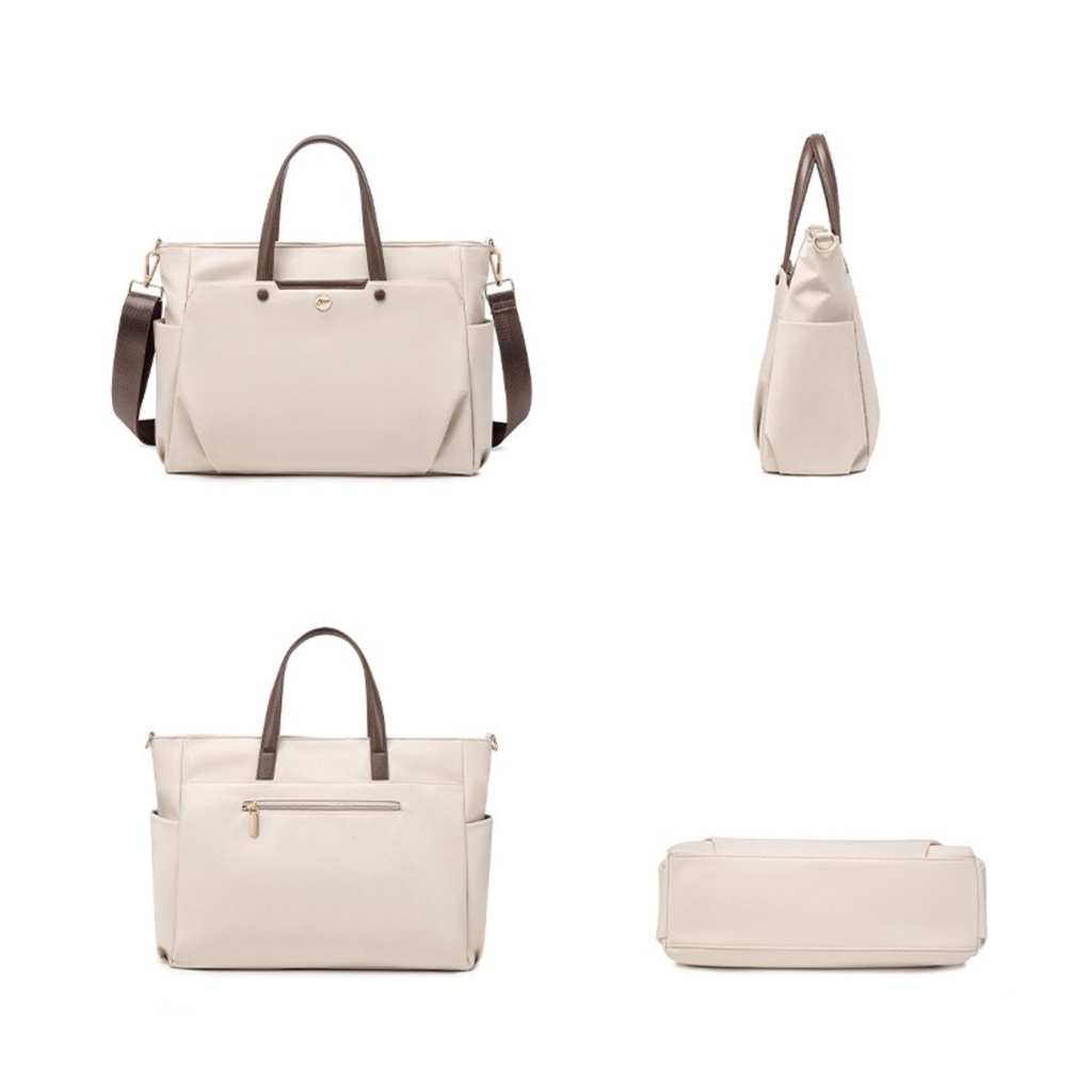 MINGKE Túi Xách Đựng laptop 13 14 inch Siêu Nhẹ Chống Thấm Nước Phong Cách Cổ Điển Thời Trang Cho Nữ