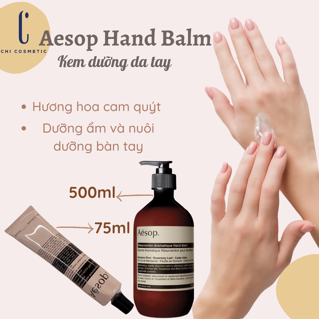 Kem dưỡng da tay AESOP Resurrection Aromatique Hand Balm