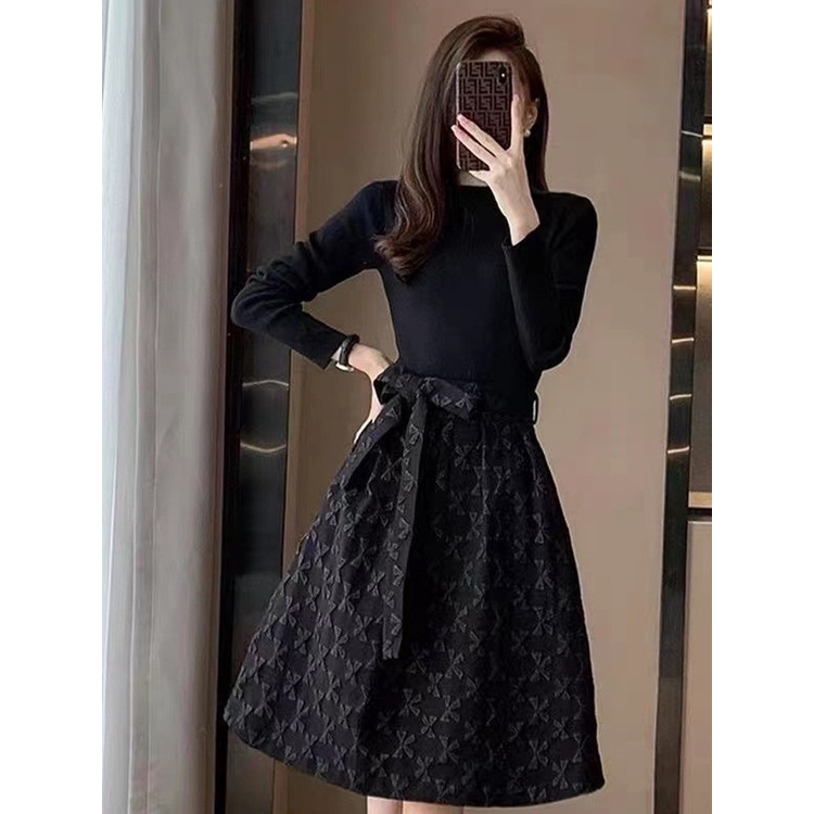 Mới Đầm Đen Phong Cách Trung Hoa Thời Trang Cao Cấp Cho Nữ