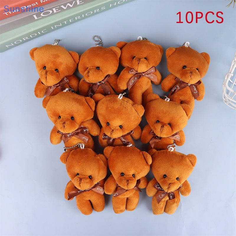 Set 10 Gấu Bông mini 12cm Trang Trí Tiệc