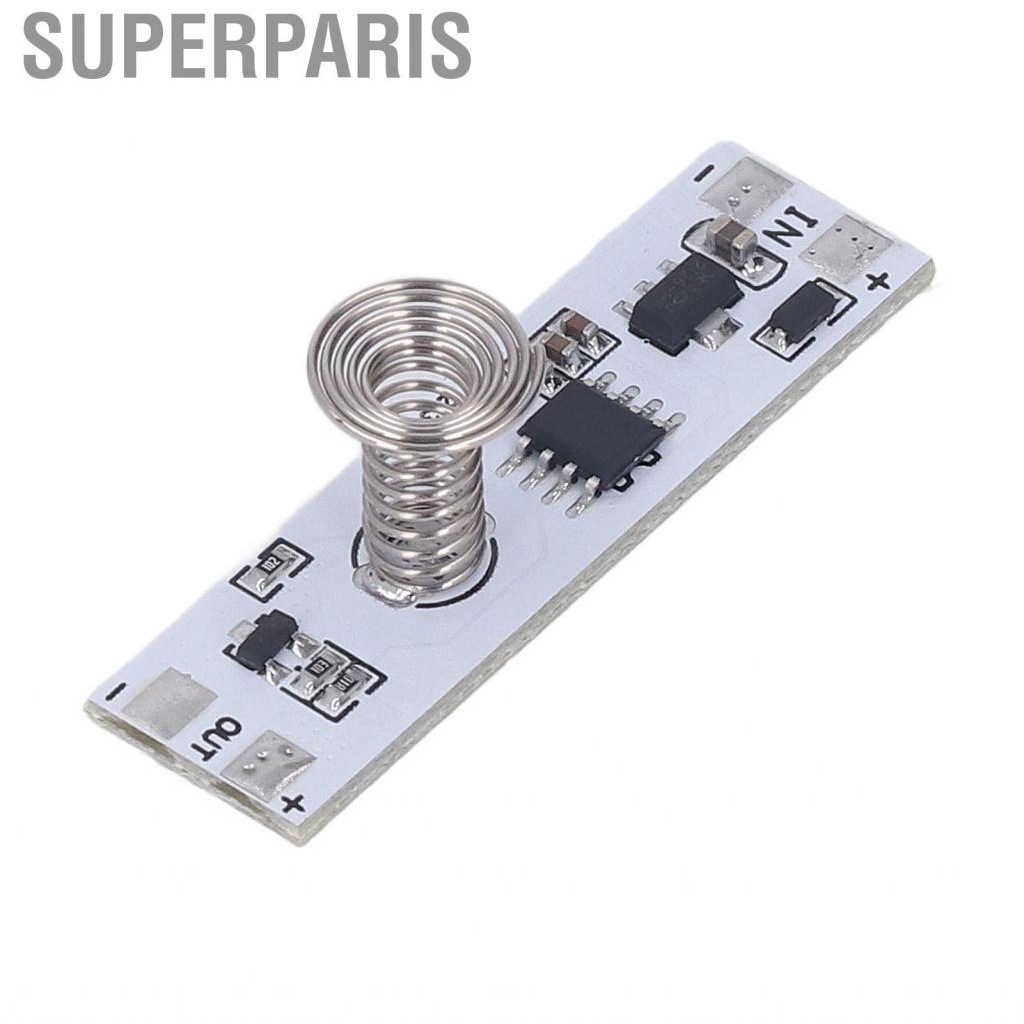 Superparis 8Pcs Capacitive Touch Dimmer Switch Module Stepless Dimming Panel DC5‑24V