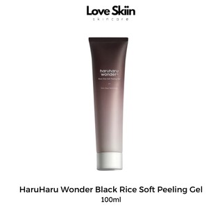 Sửa rửa mặt, gel tẩy da chết haruharu wonder black rice soft peeling gel 100ml & moisture 5.5 soft cleansing gel 100ml