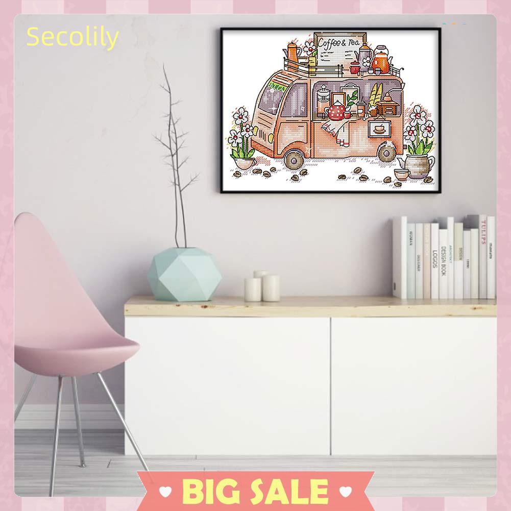 Bộ Tranh Thêu Chữ Thập 14ct Bằng cotton Thân Thiện Với Môi Trường