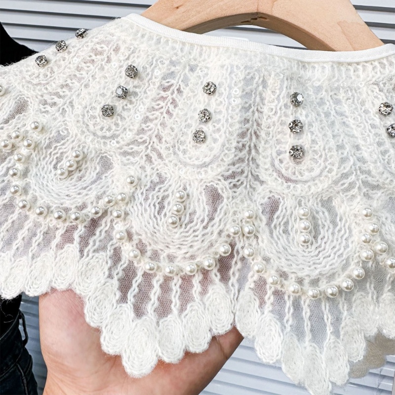 Cổ Áo Giả Thêu Trang Trí Thanh Lịch Thời Trang Dành Cho Nữ