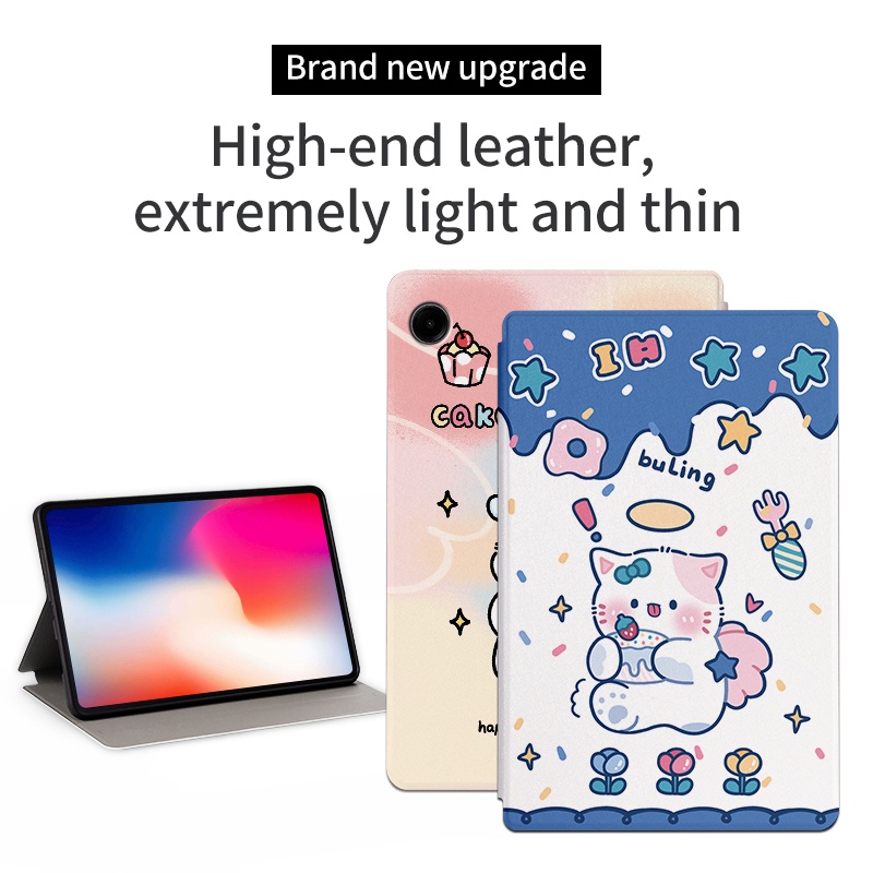Đứng Bao Da Máy Tính Bảng Cho samsung galaxy tab a9 a9 + s9 fe fe + s9 + 8.7 "10.9" 11.0 "12.4" Smx110 x210 x216b x710 x510 x810 x610 Ốp