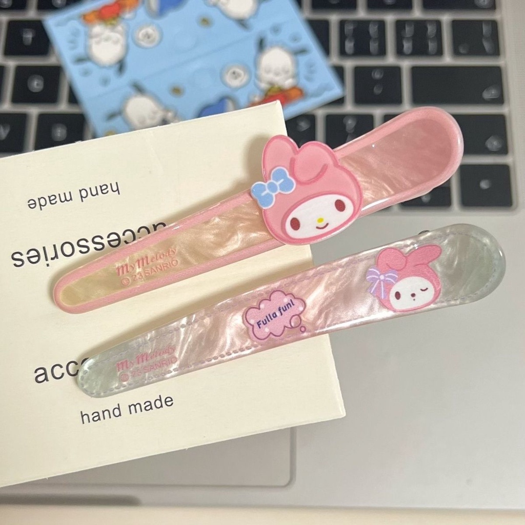 Kẹp Tóc Hình Mèo kitty Dễ Thương Phong Cách Nhật Bản