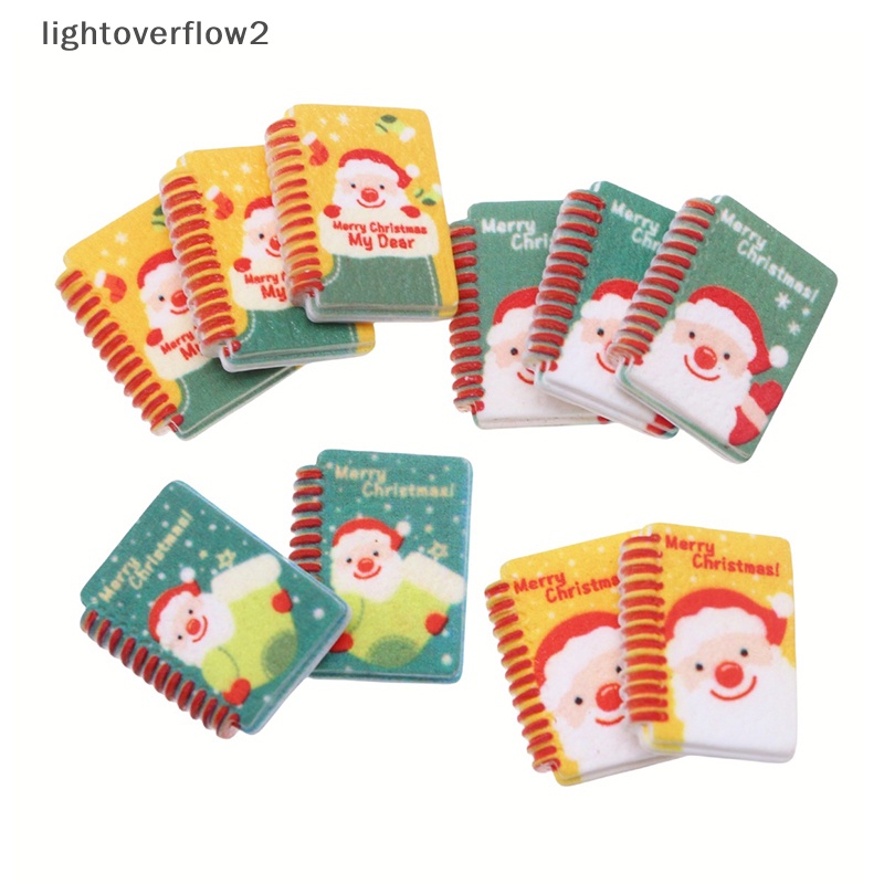 Set 4 Mô Hình Vớ Giáng Sinh mini Bằng Nhựa resin diy Trang Trí Nhà Búp Bê