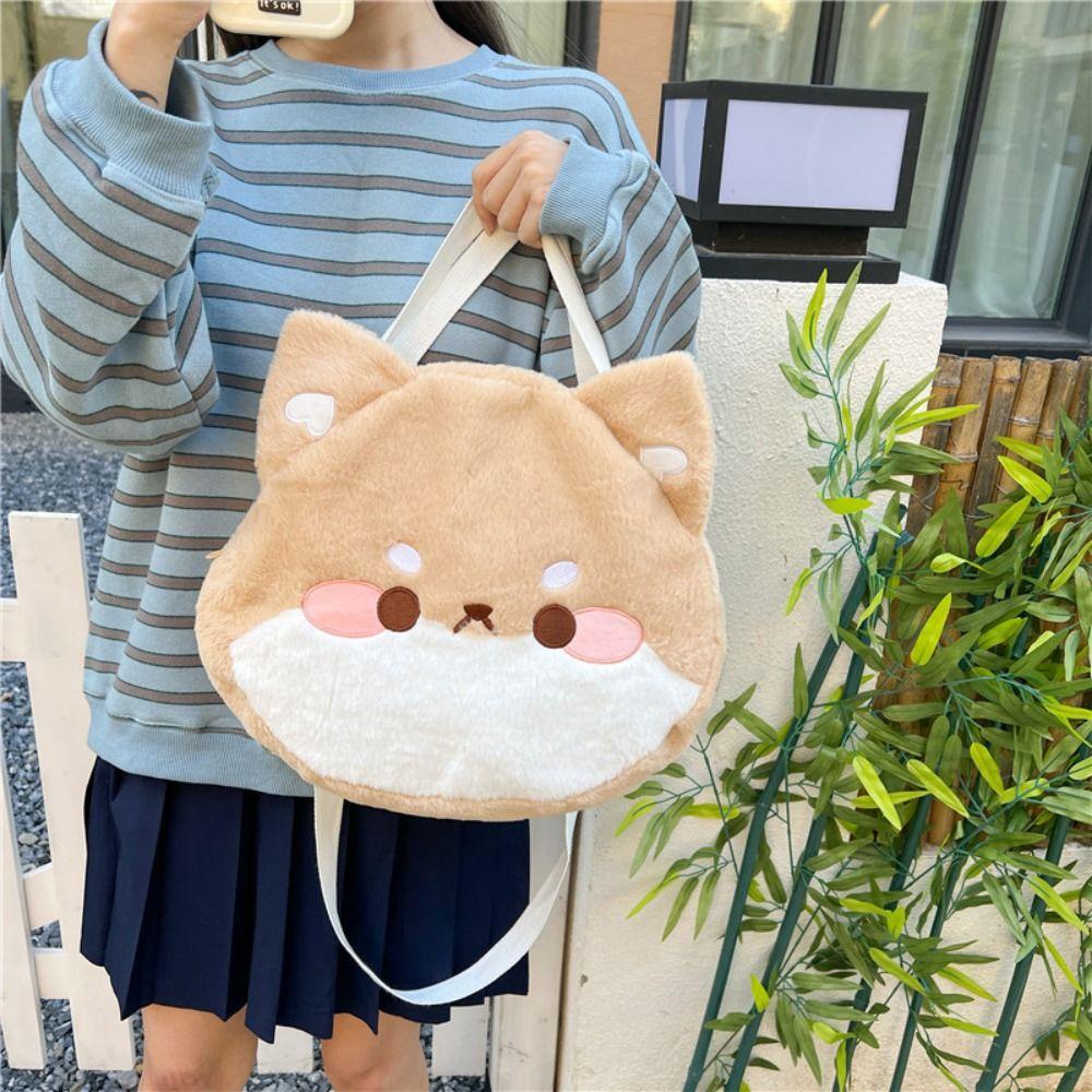 Shanhai Ba Lô Hình Chú Chó shiba inu Hoạt Hình Phong Cách Nhật Bản Ngọt Ngào Sức Chứa Lớn Cho Nữ Sinh