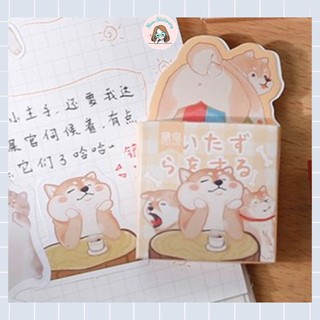 Hộp 45 miếng sticker chó mèo cực đáng yêu