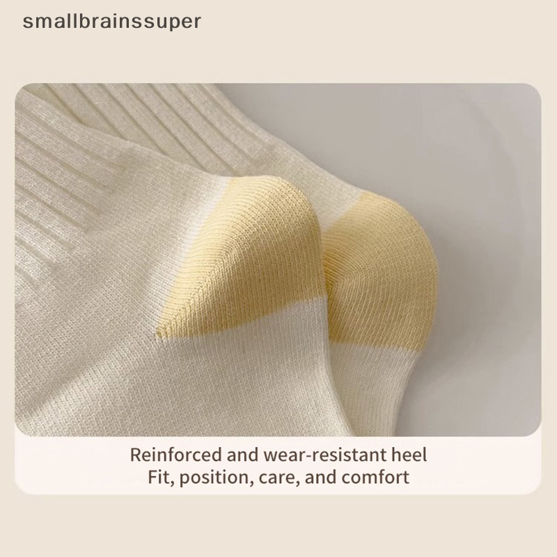 Smallbrainssuper 1 Đôi Tất Dày Giữ Ấm Mùa Đông Mềm Mại Thoải Mái Dành Cho Nữ sbs