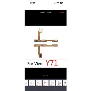 Cáp mở nguồn vivo Y71/v7 plus