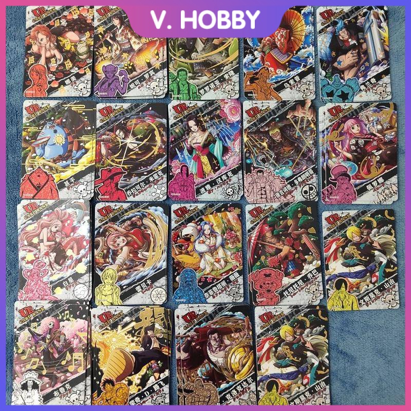 Bộ Sưu Tập Thẻ Bài Anime One Piece Khủng Long Nhỏ UR Zoro Luffy Merchandise