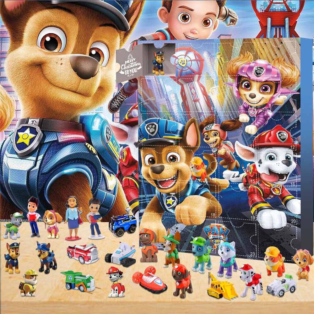 2023 Christmas Advent Calendar PAW Patrol Figures Toys 24 Days Countdown Gifts