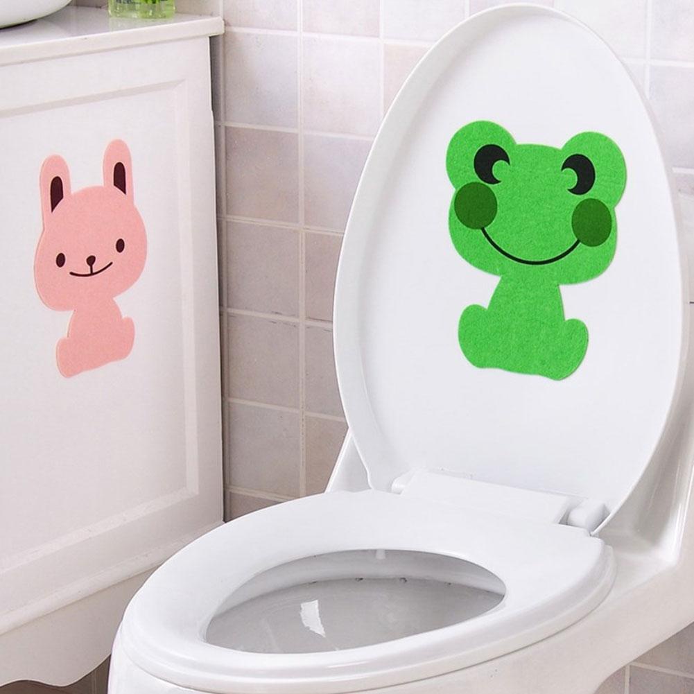 Hoạt Hình Miếng Dán Khử Mùi toilet h2l2 Hình Gấu Thỏ Ếch Đáng Yêu