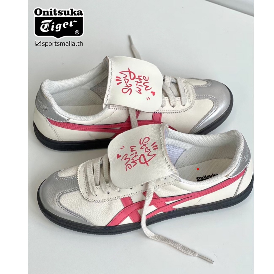 Giày Thể Thao onitsuka tokuten Màu Hồng Phong Cách retro Cho Nam Và Nữ