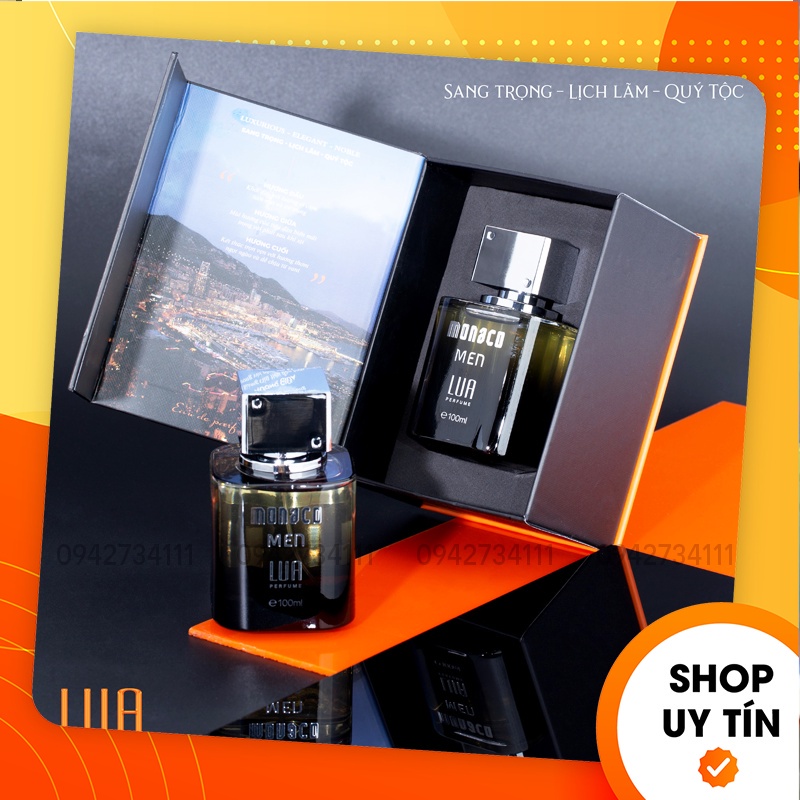 [sẵn hàng] [Chính Hãng] Nước Hoa Nam Monaco Men 100ml Lua Perfume