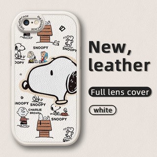 Bao Da Điện Thoại Họa Tiết Chó snoopy Cho iphone 6 plus iphone 6s plus iphone 7 plus iphone 8 plus se 2020 Ốp