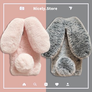 Sang Trọng Ốp Điện Thoại Hình Thỏ Bông Đính Đá Cho iphone 15 14 plus 13 12 11 pro max xs xr x 8 7