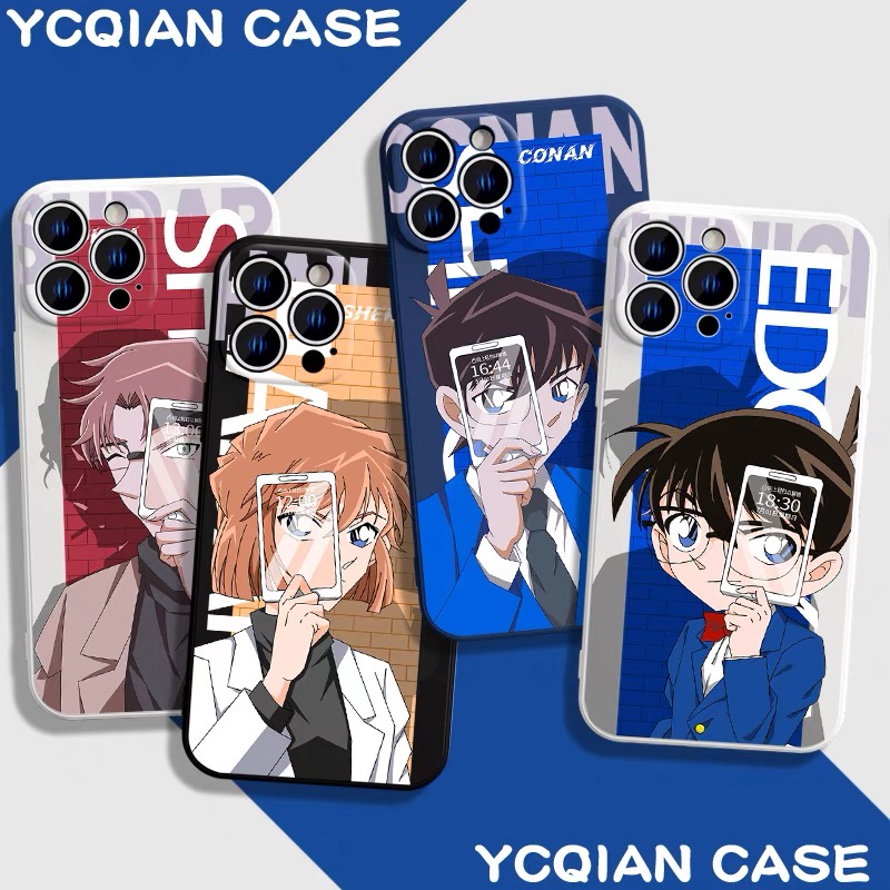 Ốp Điện Thoại Dẻo Họa Tiết Hoạt Hình conan Dễ Thương Cho Samsung Galaxy A24 A14 A33 A73 A34 A54 A70 A22 Note 9 10 Plus 20 S9 S10 S23 S20 FE S21 S22 Ultra 5G