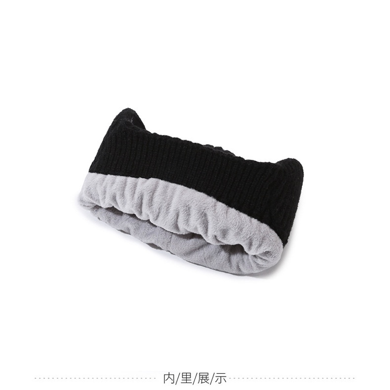 Mũ beanie Trùm Tai Giữ Ấm Màu Trơn Thời Trang Thu Đông Cho Nam Nữ