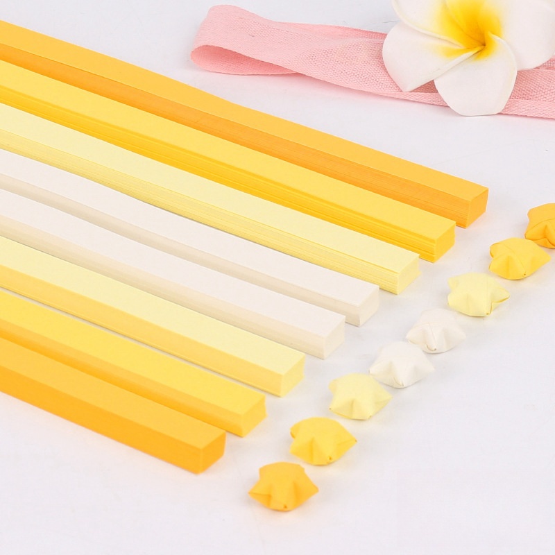 Set 540 Tờ Giấy Gấp Sao origami 21 * 1cm 27 Màu