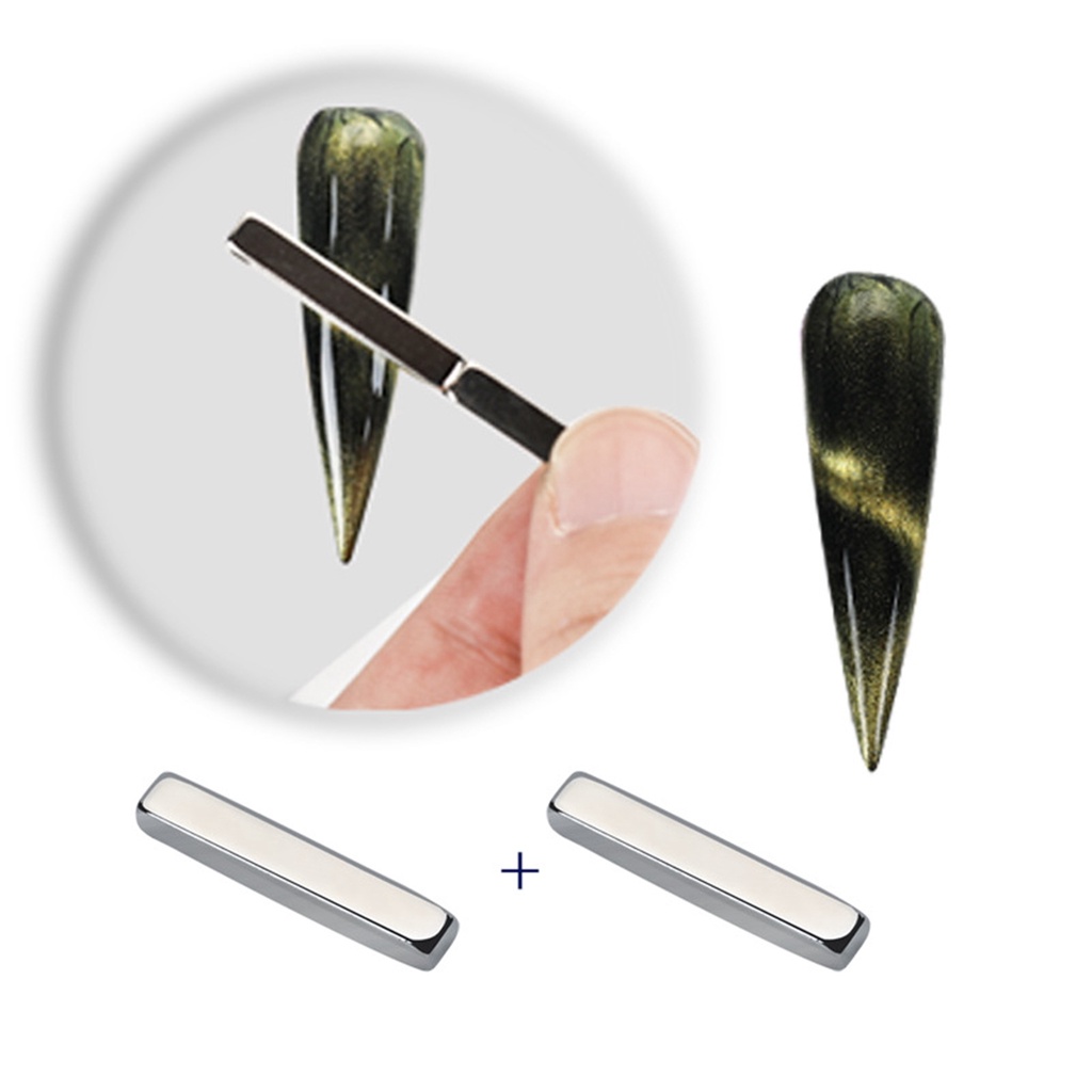Bộ 4 Thanh Hai Đầu Dùng Trang Trí Móng Tay Mắt Mèo diy Đa Năng