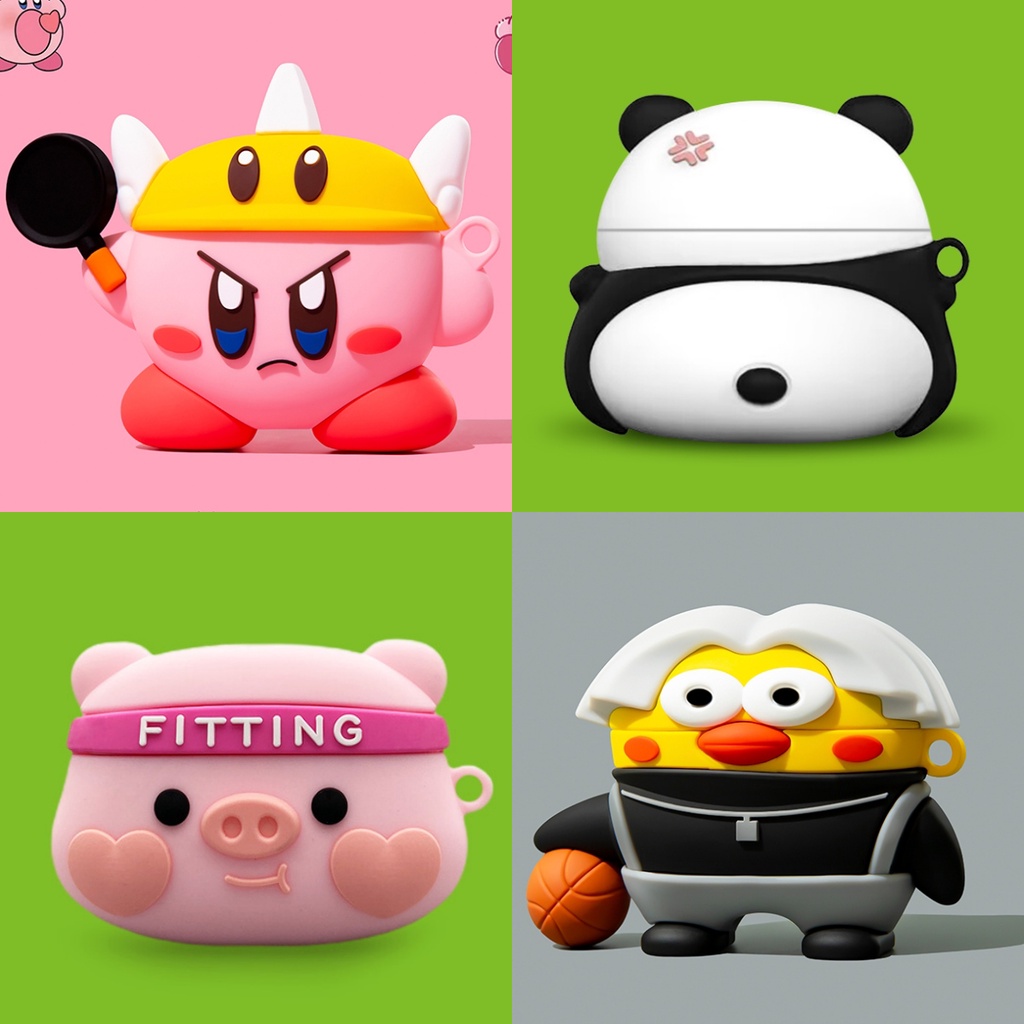 For Beats Studio Buds Plus Case Compatible with Beats Studio Buds Silicone Soft Case Cute Ghost Panda Cartoon Duck For Beats Studio Buds+ Shockproof Shell Protective Cover