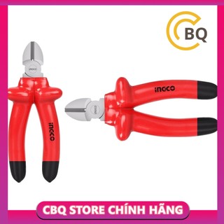 Kềm cắt cách điện 6 inch/160mm ingco hidcp01160 tay cầm bọc nhựa chuyên dụng cách điện 1000v cbqs