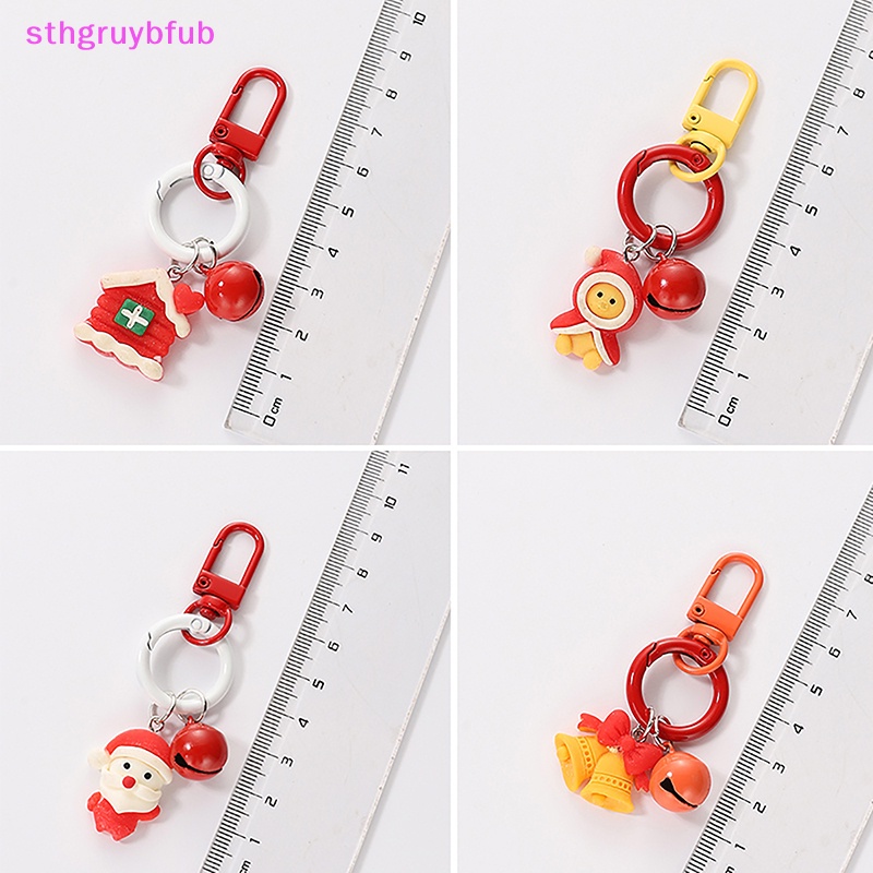 Sthb Móc Chìa Khóa Hình Ông Già Noel Hoạt Hình Dễ Thương Trang Trí Ba Lô / Quà Tặng Giáng Sinh vn